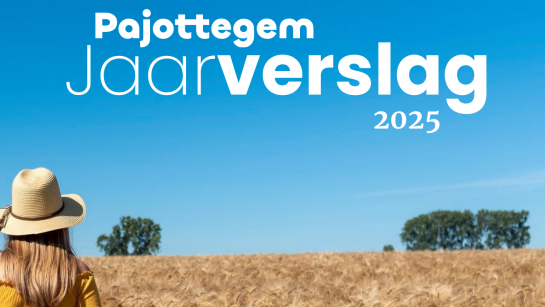 De cover van het jaarverslag van 2025 van lokaal bestuur Pajottegem