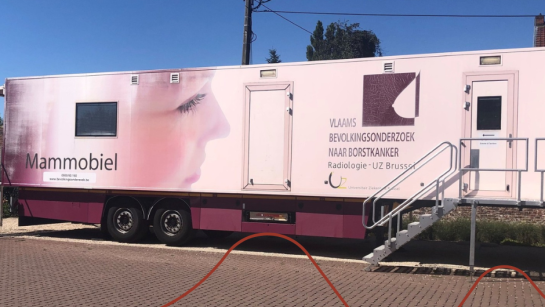 mammobiel - mobiele bus voor screeningsmammografie