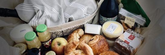 Kasteel ontbijt met lekkere streekproducten
