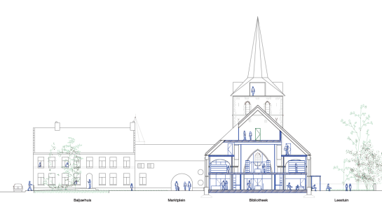 Plan toekomst kerk Galmaarden
