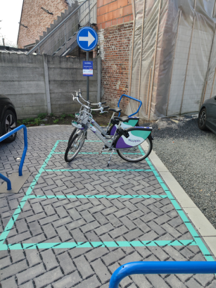 Deelfietsen Marktplein Galmaarden
