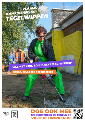 WK Tegelwippen Affiche Kenza