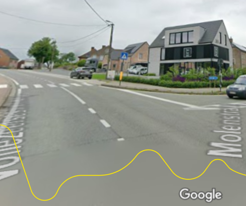 foto weg die veiliger gemaakt zal worden